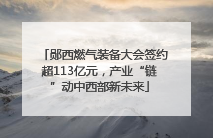 郧西燃气装备大会签约超113亿元，产业“链”动中西部新未来