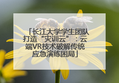 长江大学学生团队打造“灾训云”：云端VR技术破解传统应急演练困局