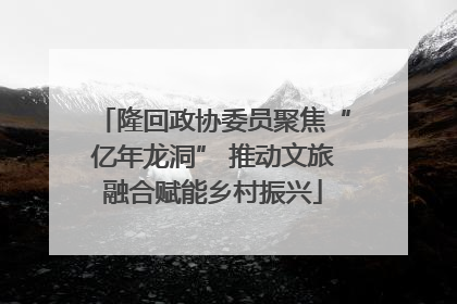 隆回政协委员聚焦“亿年龙洞” 推动文旅融合赋能乡村振兴