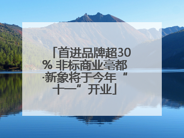 首进品牌超30% 非标商业亳都·新象将于今年“十一”开业