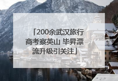 200余武汉旅行商考察英山 毕昇漂流升级引关注