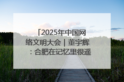 2025年中国网络文明大会｜董宇辉：合肥在记忆里很遥远也很亲切