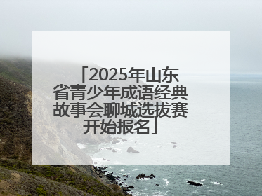 2025年山东省青少年成语经典故事会聊城选拔赛开始报名