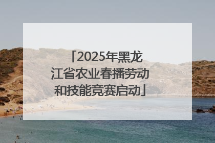 2025年黑龙江省农业春播劳动和技能竞赛启动