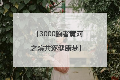 3000跑者黄河之滨共逐健康梦