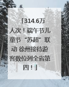 314.6万人次！端午节儿童节“苏超”联动 徐州接待游客数位列全省第四！